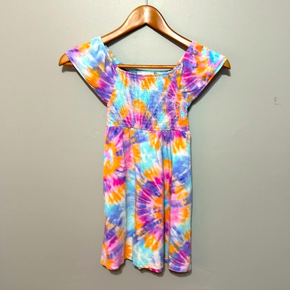 The Children's Place Other - Children’s Place Girl’s Tie-Dye Smocked Dress, Multi Color, Great Condition!